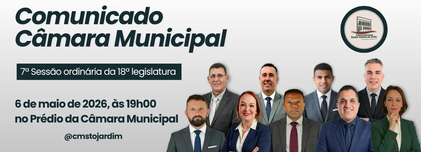 7ª Sessão Ordinária da 18ª Legislatura do ano de 2026