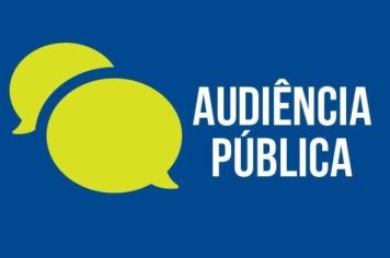 COMUNICADO A POPULAÇÃO AUDIÊNCIA PÚBLICA DO DEPARTAMENTO DE SAÚDE