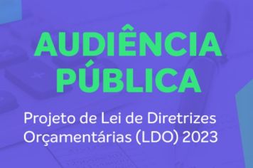 COMUNICADO AUDIÊNCIA PÚBLICA