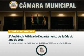 2ª Audiência Pública do Departamento de Saúde